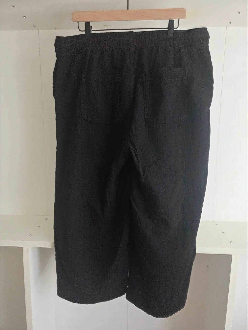 Old Navy Men's Black Cotton Drawstring Pants XL